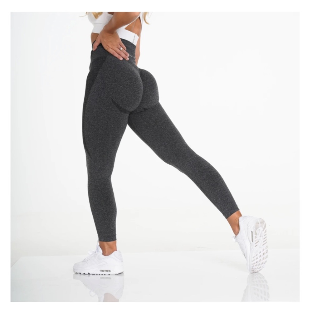 NVGTN Back seamless speckled contour leggings